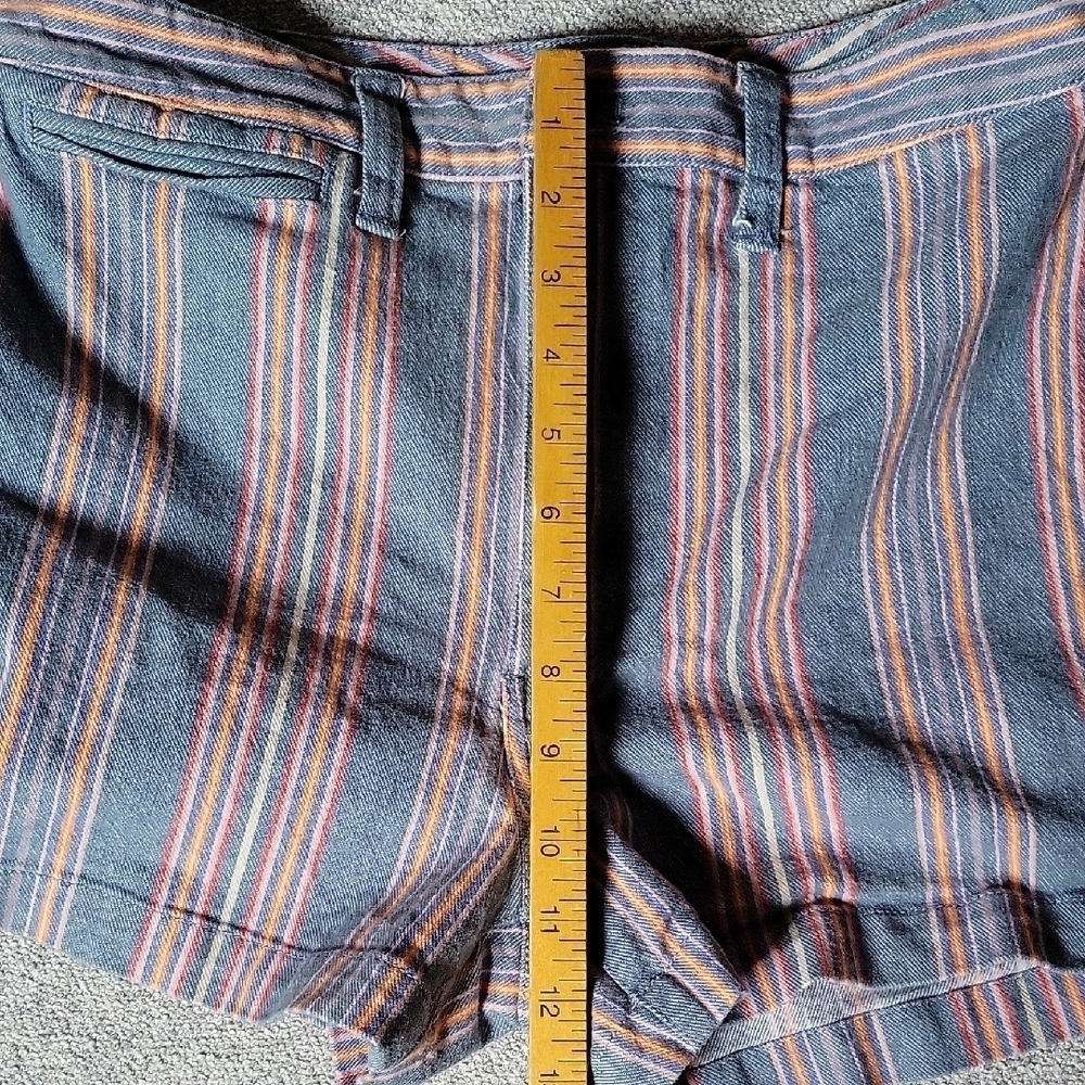 Madewell Multicolor Striped Emmet Denim Shorts Size28 - Picture 8 of 9
